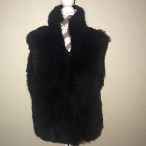 Rabbit fur vest